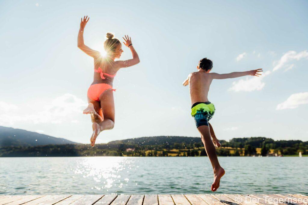 Sprung Ins Wasser © Der Tegernsee, Julian Rohn